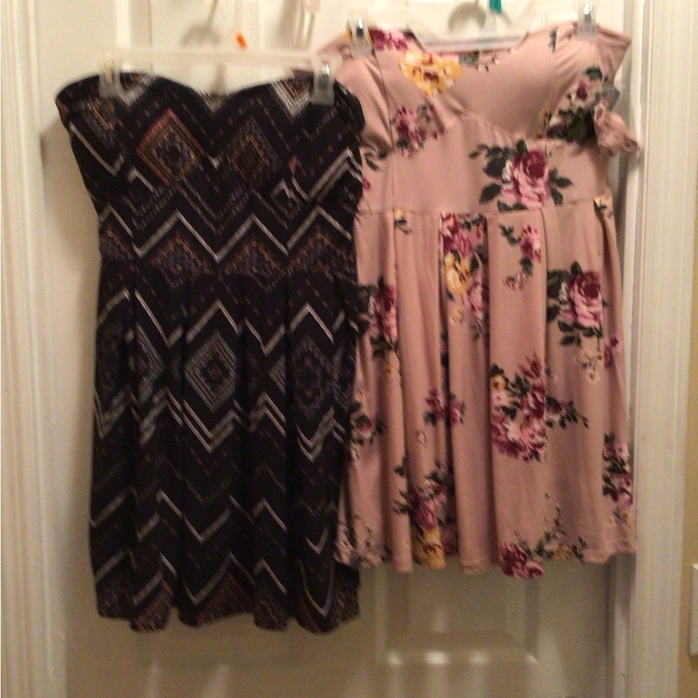 Floral and Geometric Patterned Dresses